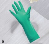 爱马斯GRNCX绿色丁腈手套 劳保手套 可重复使用丁腈手套一双装