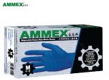 爱马斯一次性耐用丁腈手套(耐用型,无粉,麻面,深蓝色） 一盒价